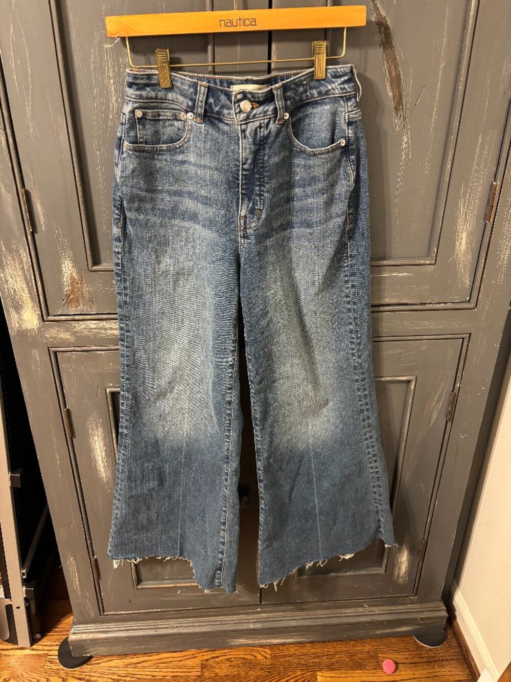 Madewell Curvy Flared Wide-Leg Jeans